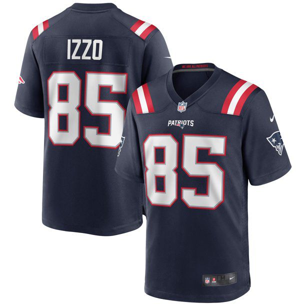 Men New England Patriots #85 Ryan Izzo Nike Navy Game NFL Jersey->new england patriots->NFL Jersey